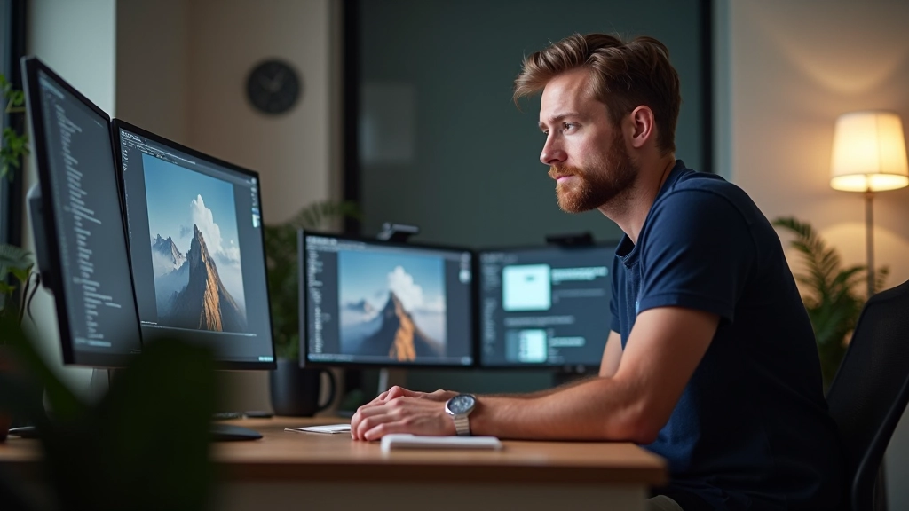Designer a trabalhar em layout responsivo com várias dimensões de ecrã abertas, mostrando diferentes quebras de linha do texto