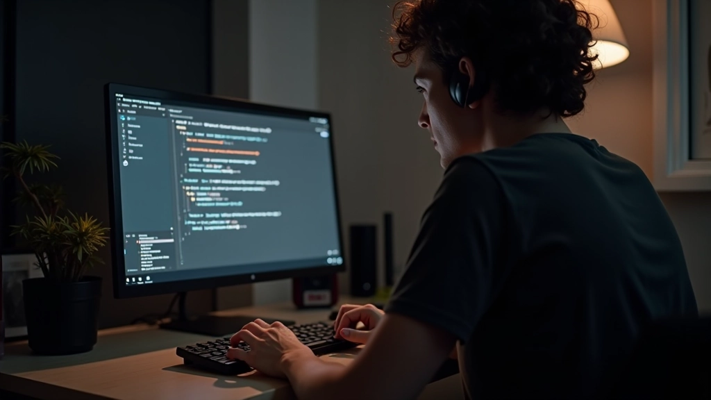 Designer a trabalhar em animação de texto